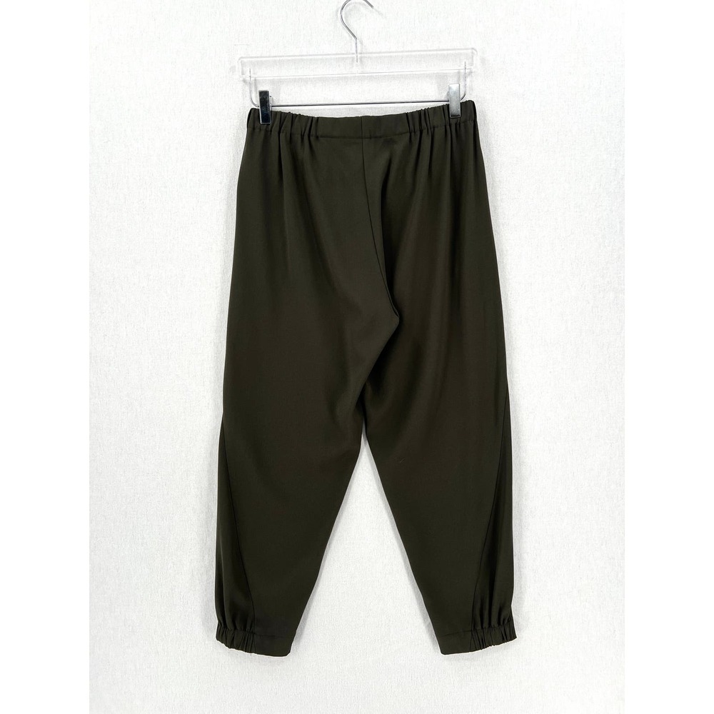 ARITZIA BABATON Dexter Pants Womens Medium Green High rise Pull On Triacetate - Picture 2 of 16